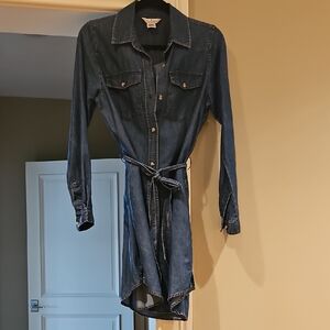 French Connection Denim Shirt Dress Size 2 (Xxs)